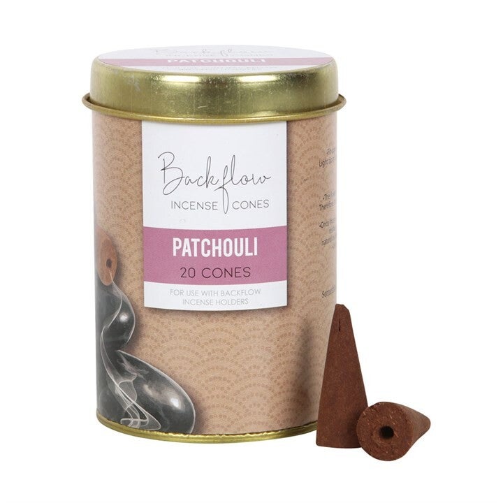 Patchouli Jumbo Backflow Incense Cones.