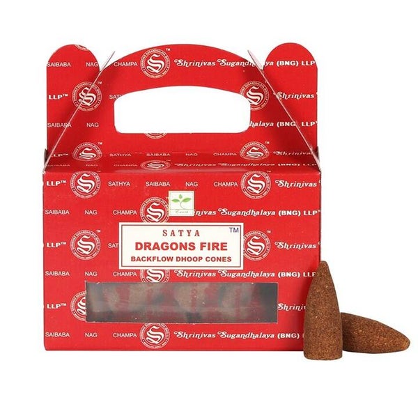 Dragons Fire Backflow Dhoop Cones.