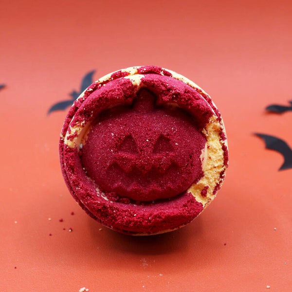Halloween Pumpkin Bath Bomb.