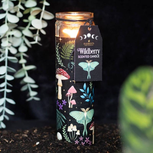 Wildberry Scented tube Candle.