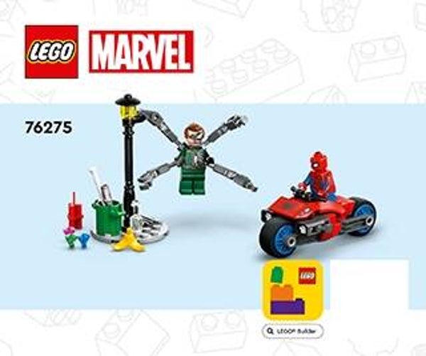 76275 Motorcycle Chase: Spider-Man vs. Doc Ock