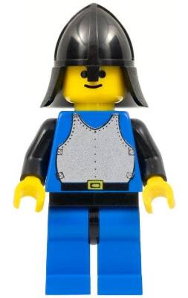 Breastplate - Blue with Black Arms, Blue Legs with Black Hips, Black Neck-Protector