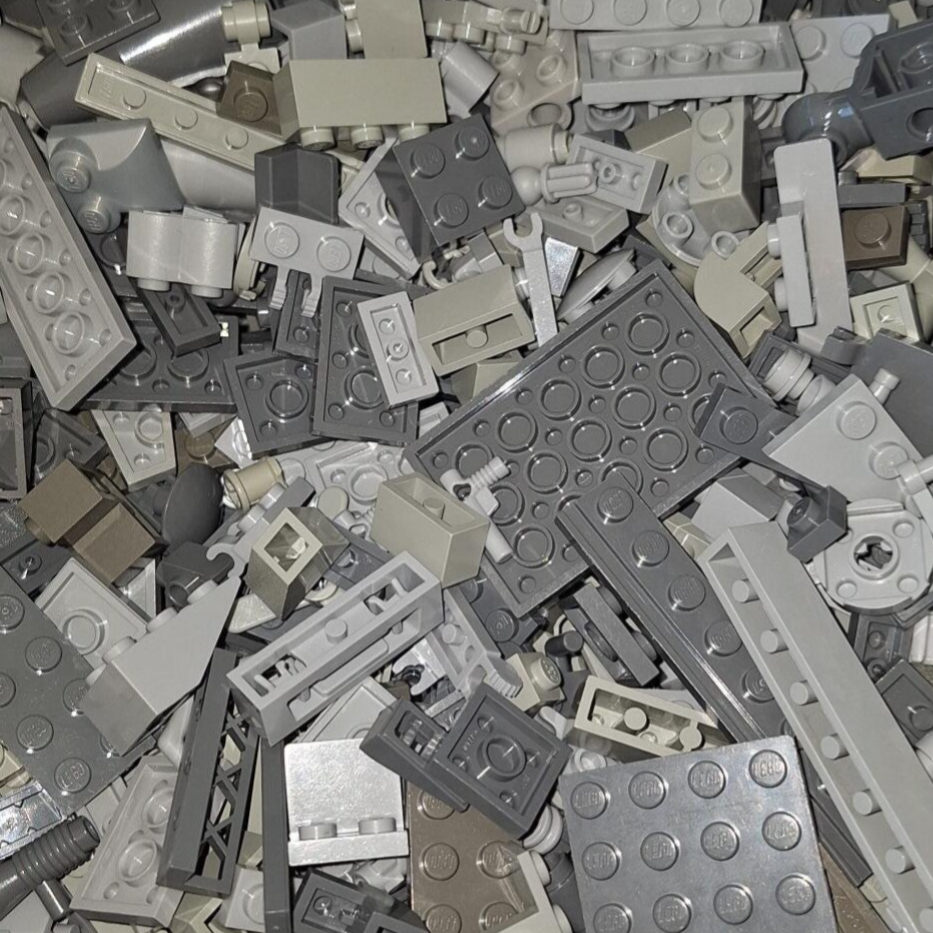 1 kg Grijze LEGO® Bouwstenen