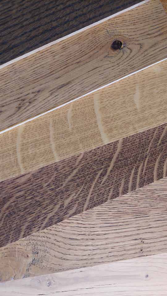 Kleurstalen, Rubio Monocoat eiken keuze uit 40 kleuren en osmo