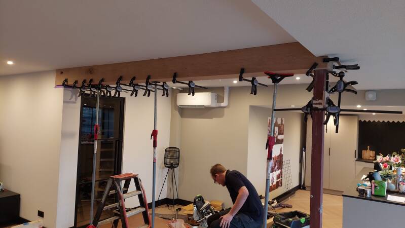 eiken betimmering plaatsen