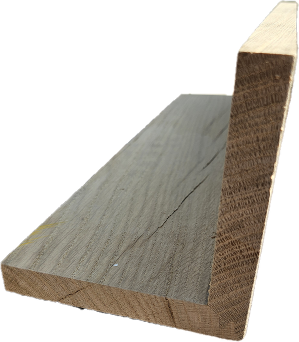 Gelijkzijdige hoek 260 koof maatvoering U 260x260mm eiken koof