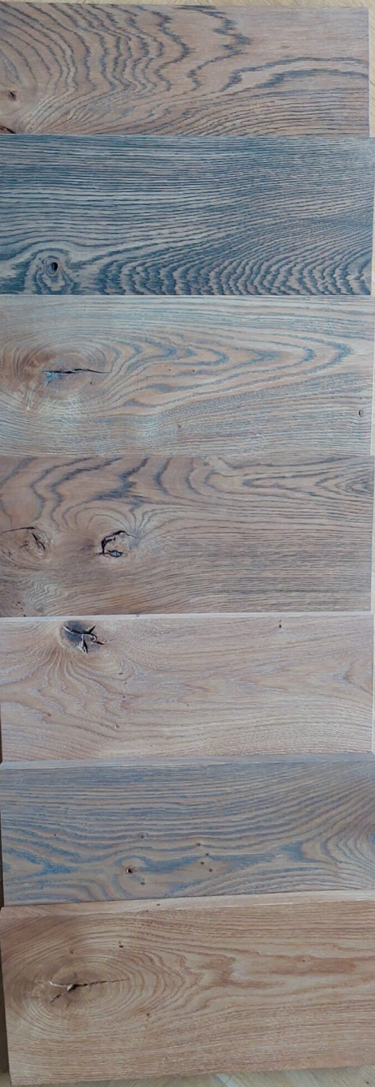 Kleurstalen koven, geborsteld en glad afgewerkt 7 standaard kleuren