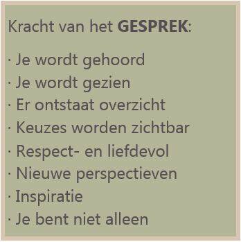 Kracht van het gesprek