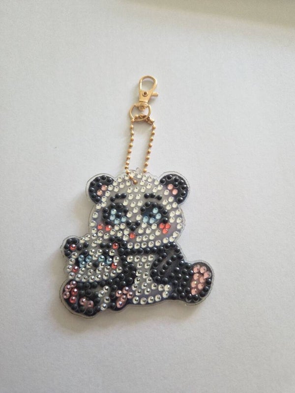 MAMA EN BABY PANDA SLEUTELHANGER