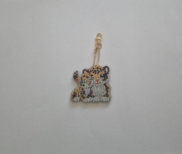 MAMA EN BABY WASBEER SLEUTELHANGER
