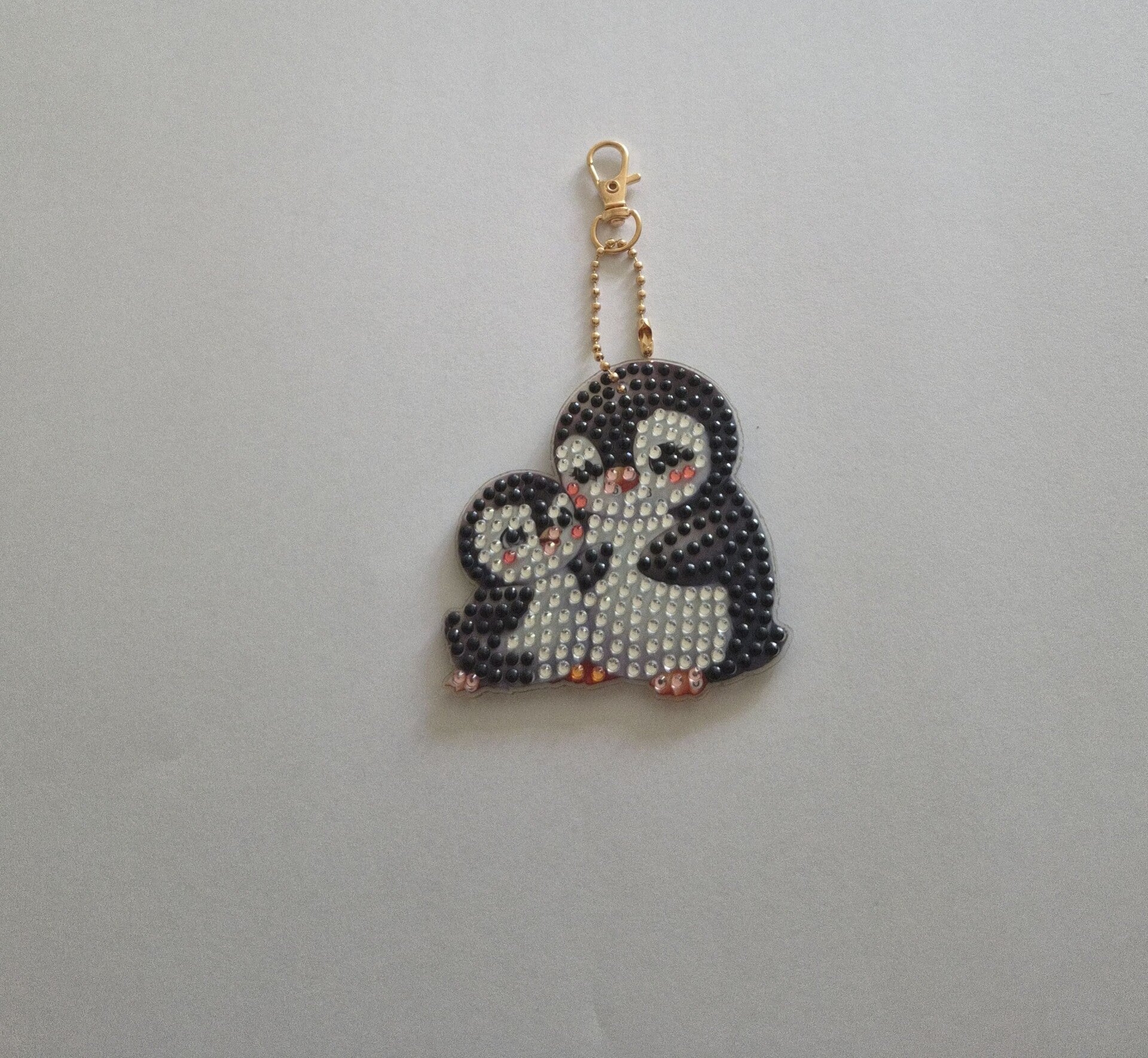 MAMA EN BABY PINGUIN SLEUTELHANGER