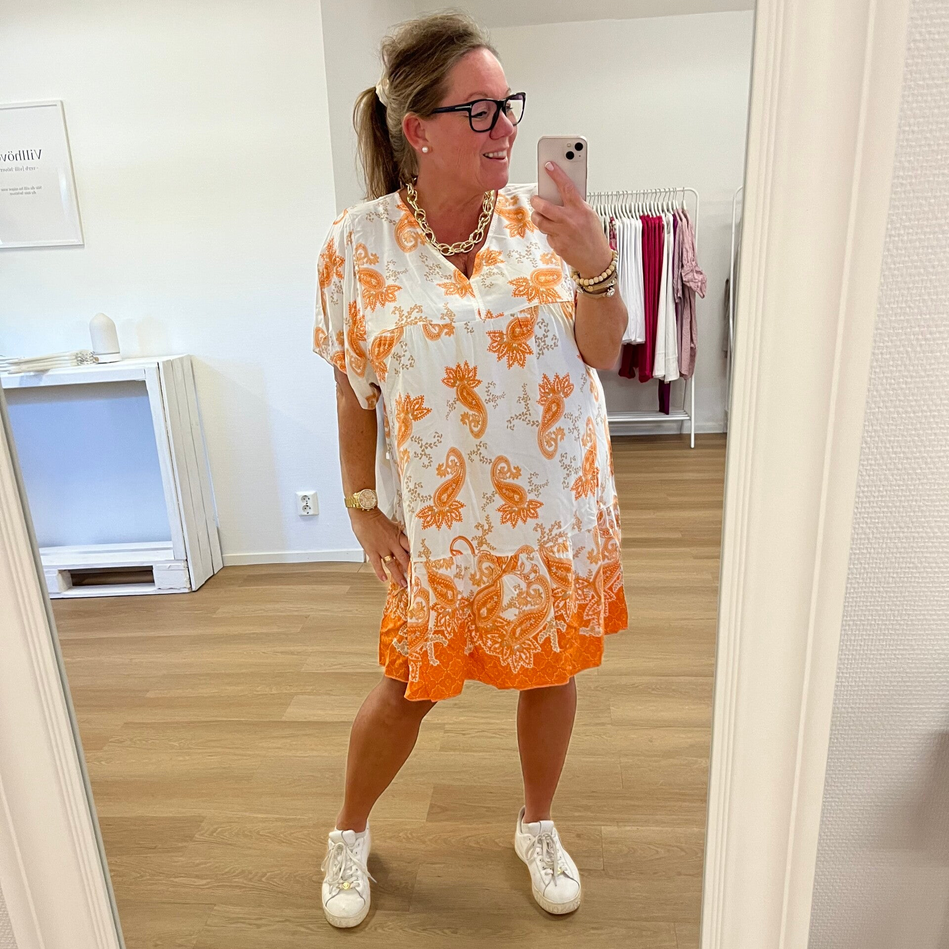 Tunika/klänning orange