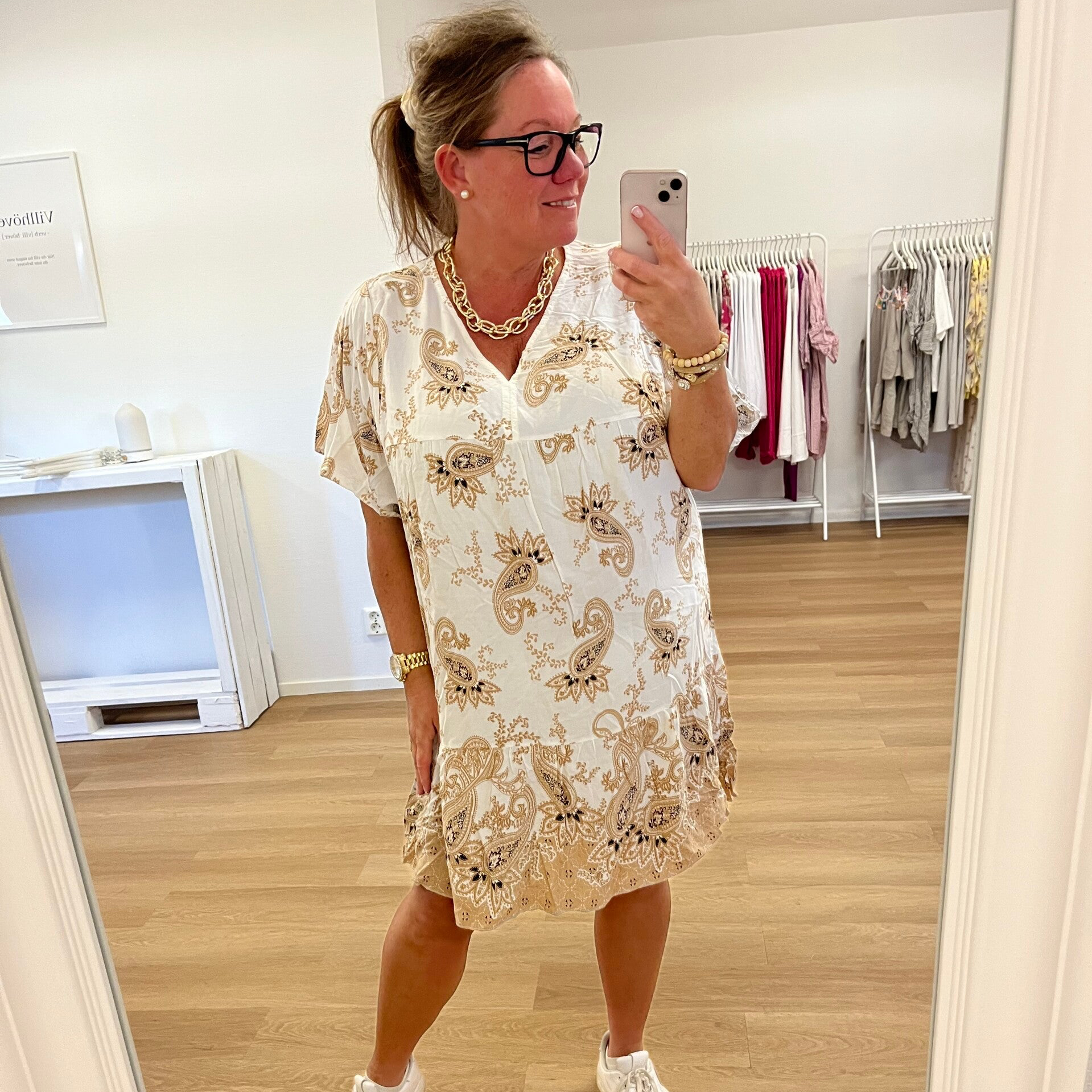 Tunika/klänning beige