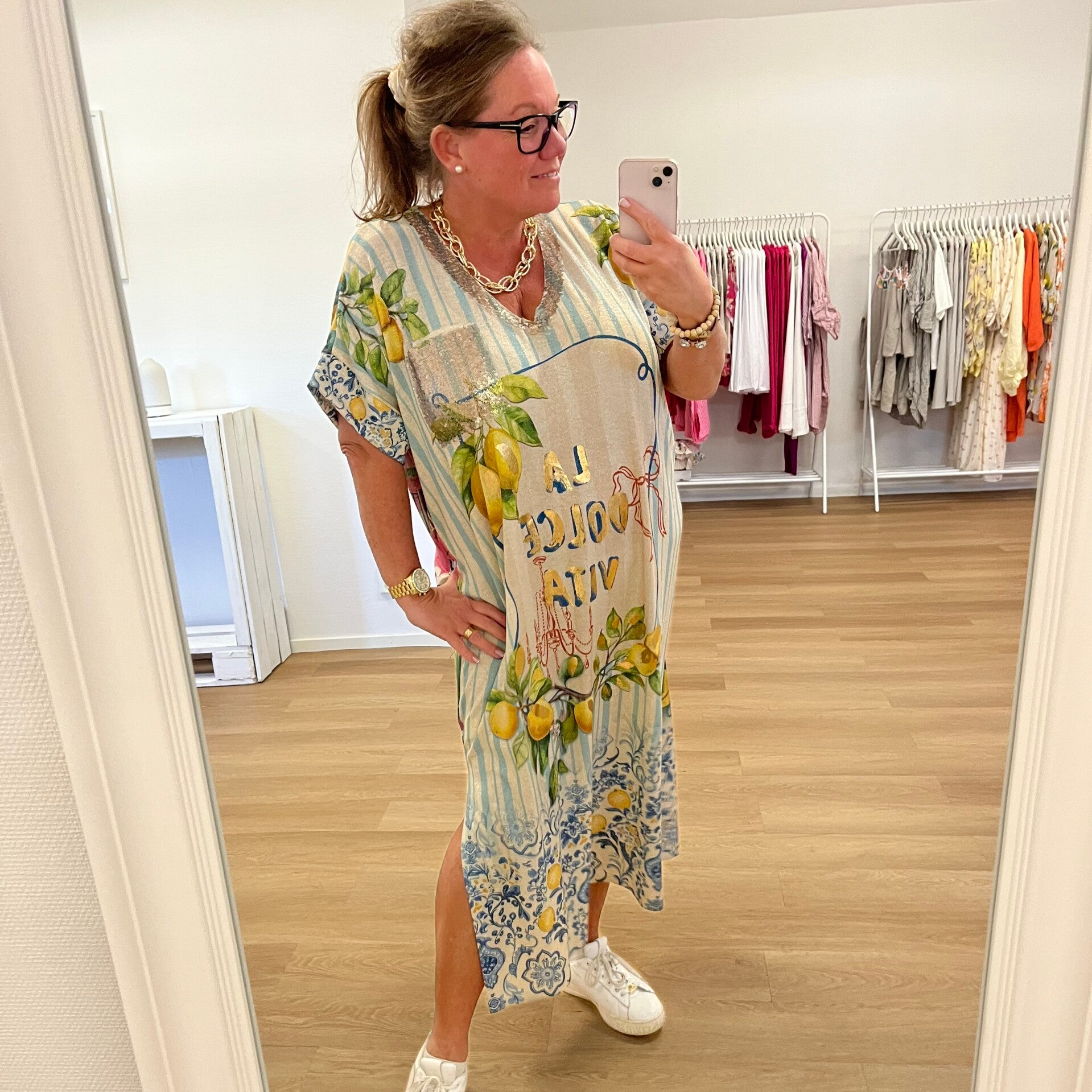 Långklänning "La dolce vita"