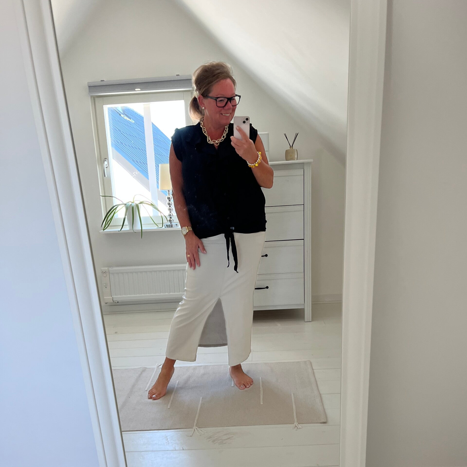Topp krås svart