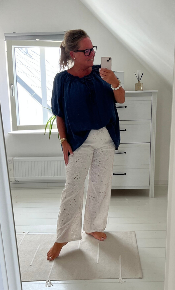 Blus oversize marin