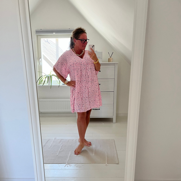 Sommar tunika / klänning rosa