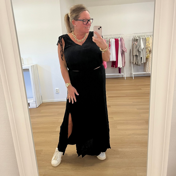 Magisk långklänning svart