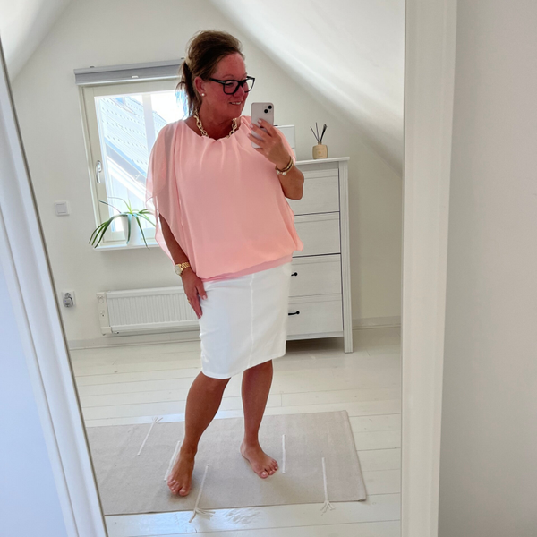 Chiffonblus rosa