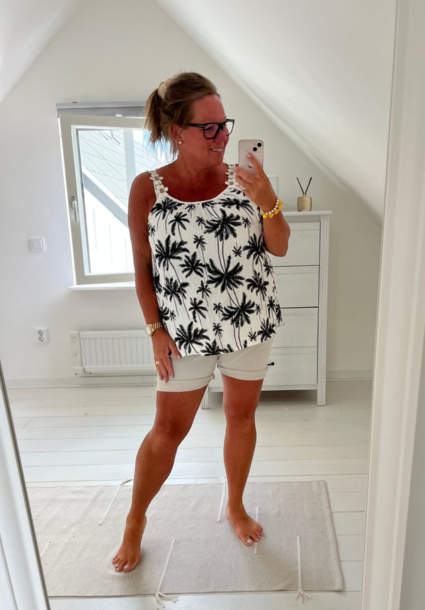Linne svart palm