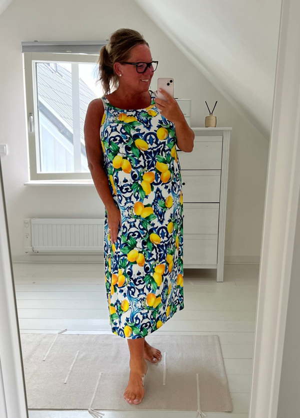 Citronklänning