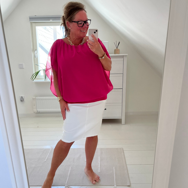 Chiffonblus cerise
