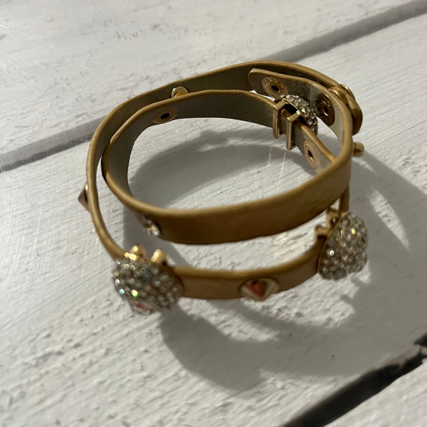 Omlott armband guld