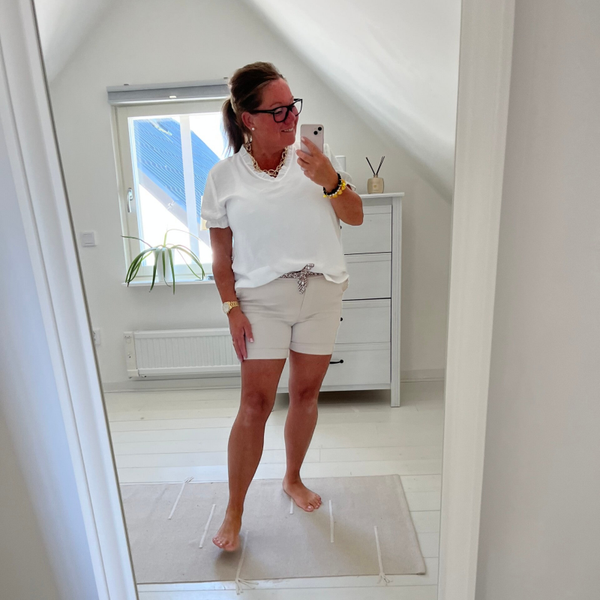 Blus vit