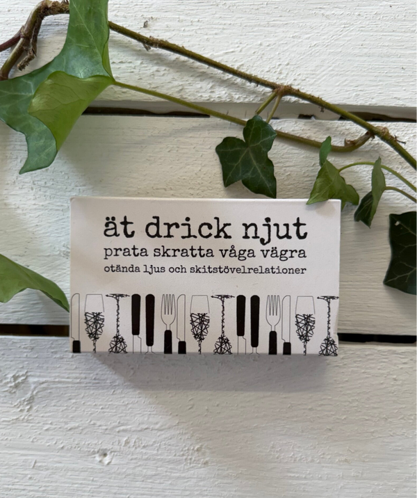 Tändsticksask ät drick
