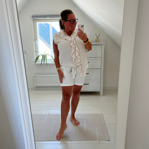 Topp krås beige