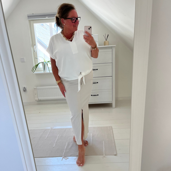 Topp knyte vit