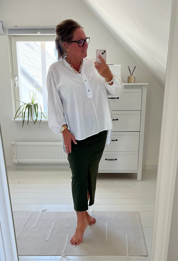 Magisk kjol lång khaki