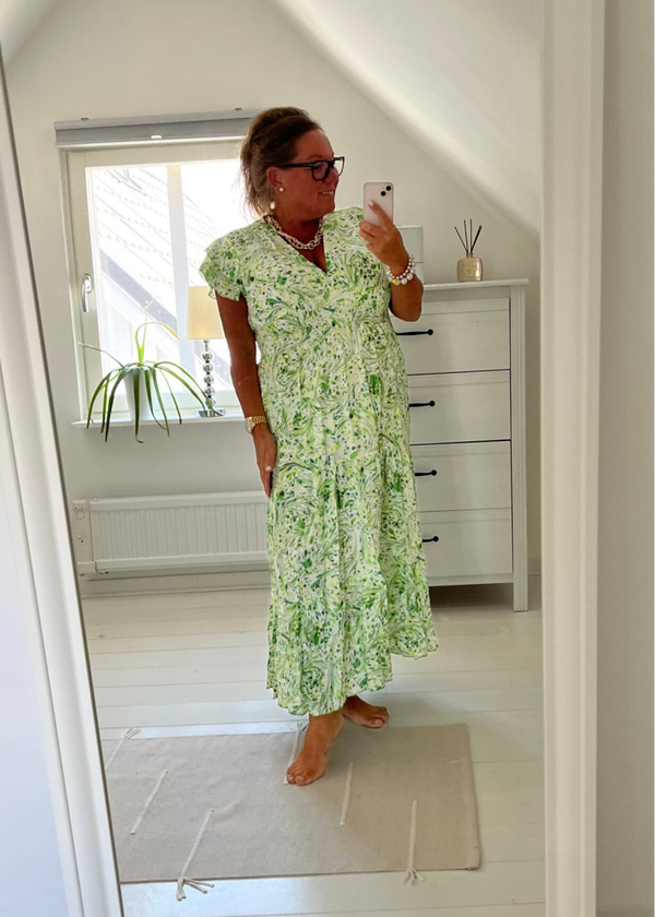 Långklänning grön