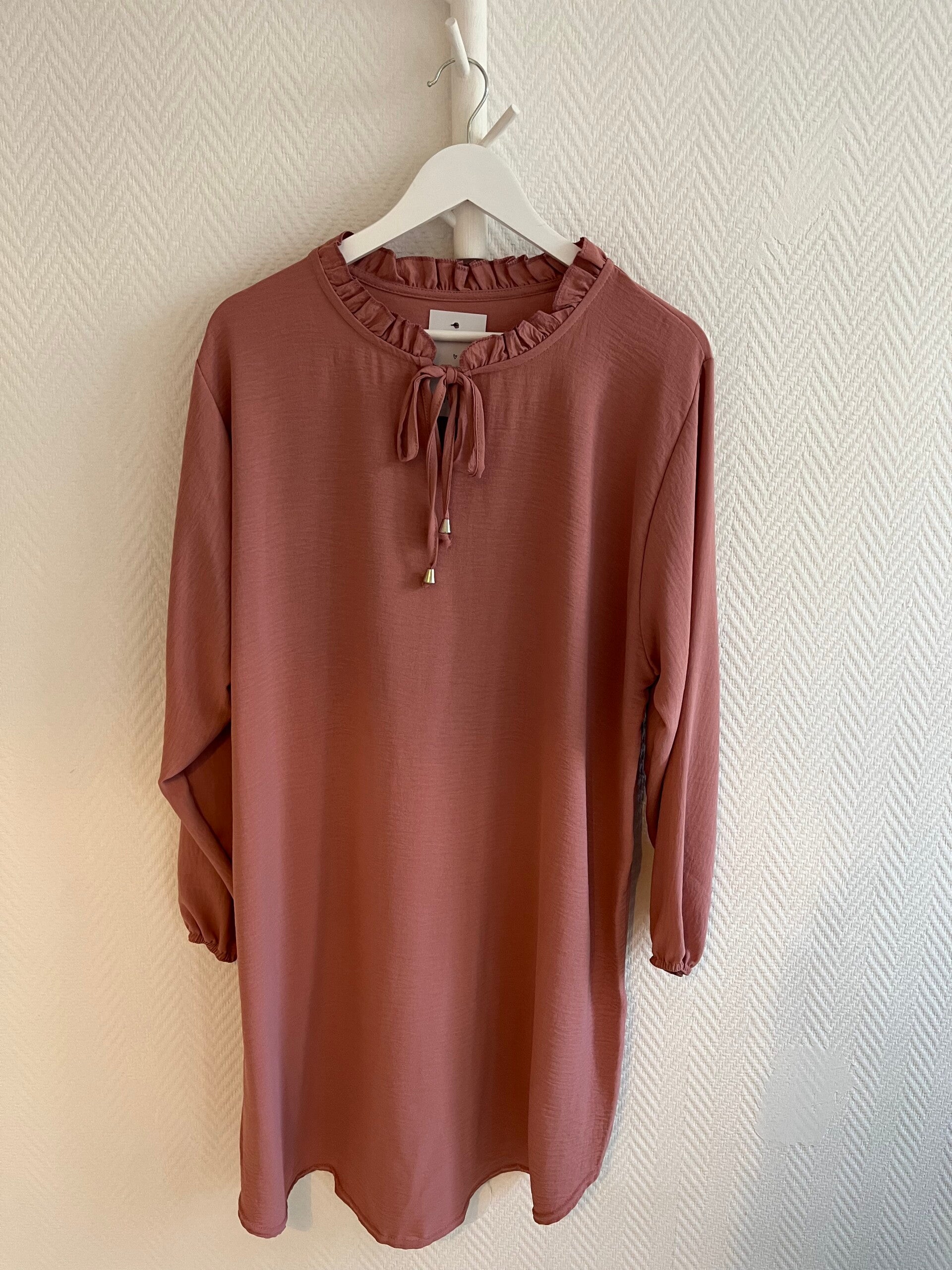 Gammelrosa klänning band