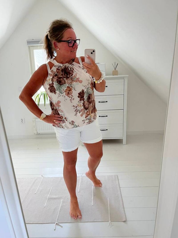Magiska korta shorts vita