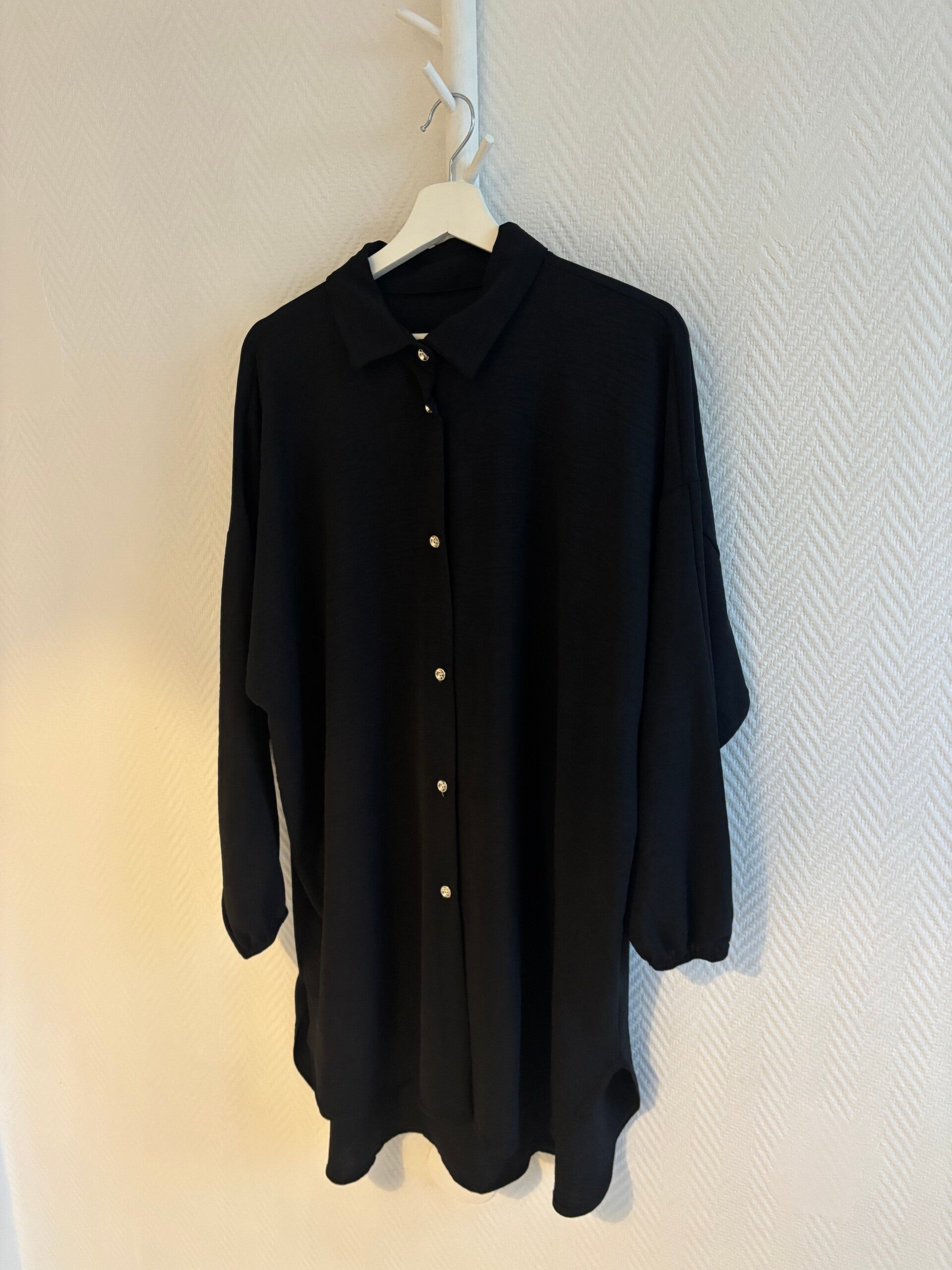 Skjortklänning Svart