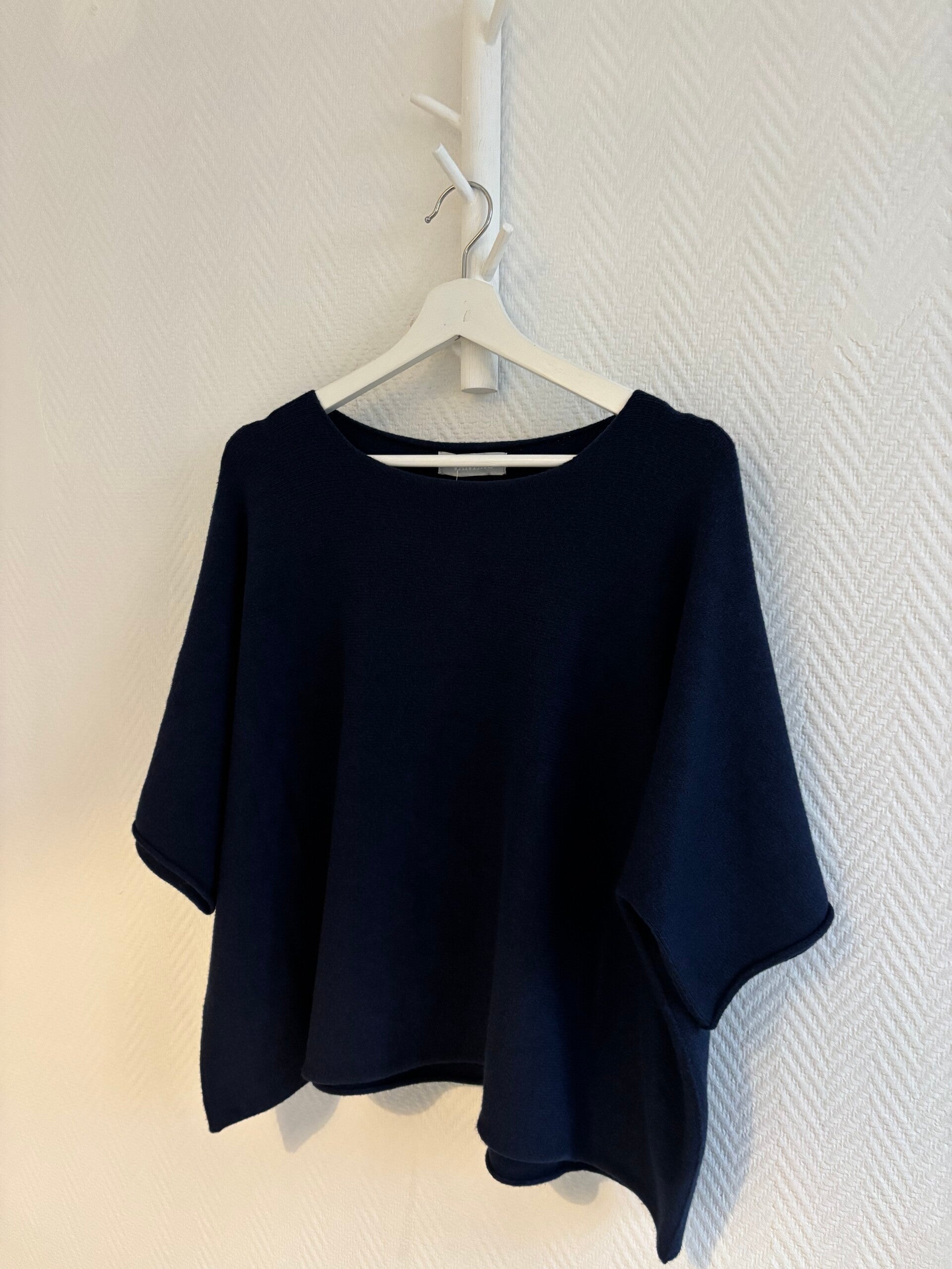 Ponchotröja Marinblå