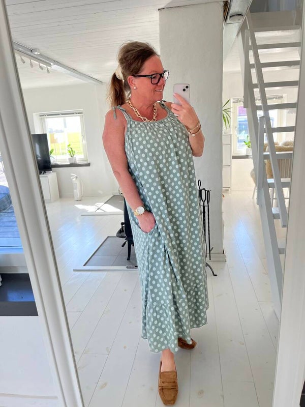 Prickig sommardröm khaki