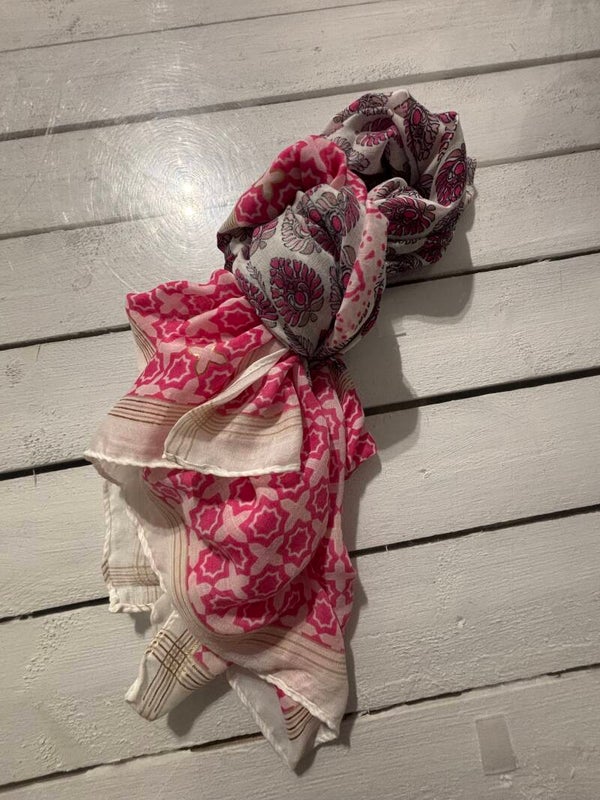 Rosa sjal mönster