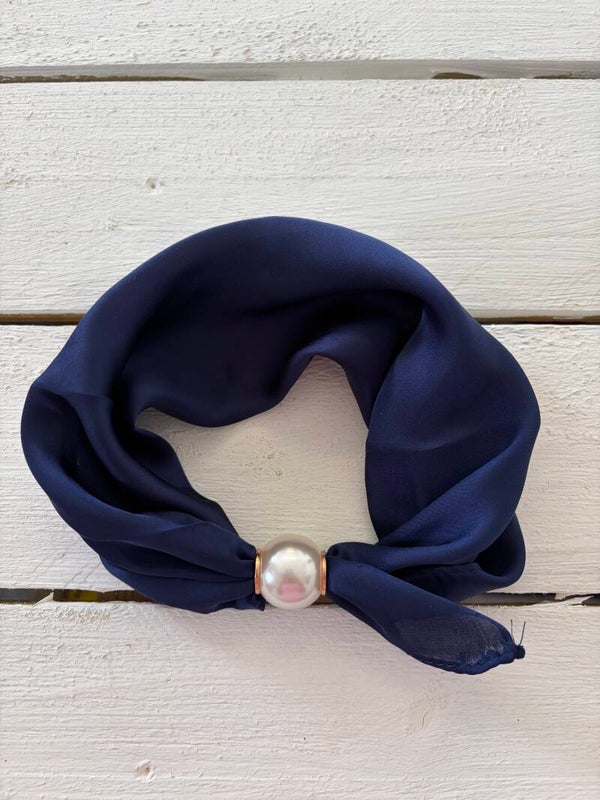 Scarves magnetspänne marin
