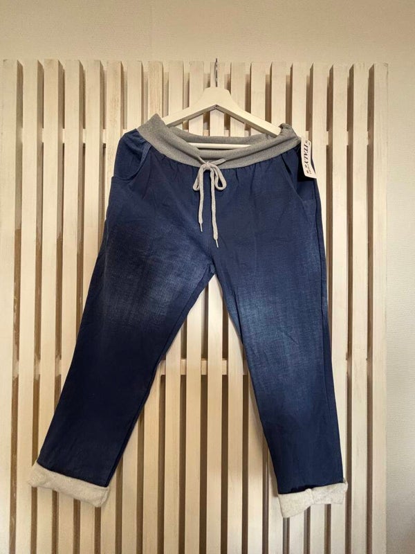 Magiskt mjuka brallor jeans mörka
