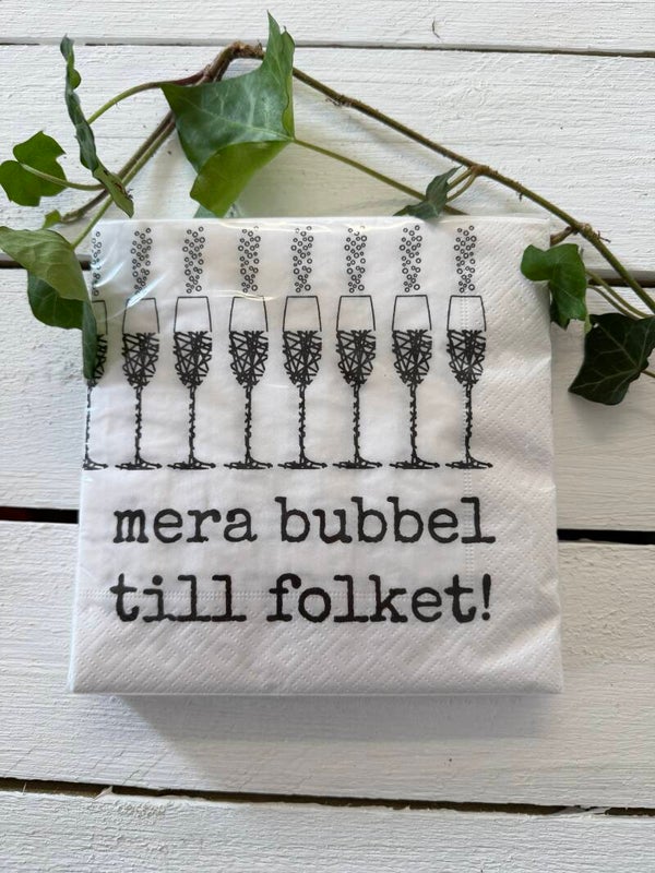 Servett bubbel