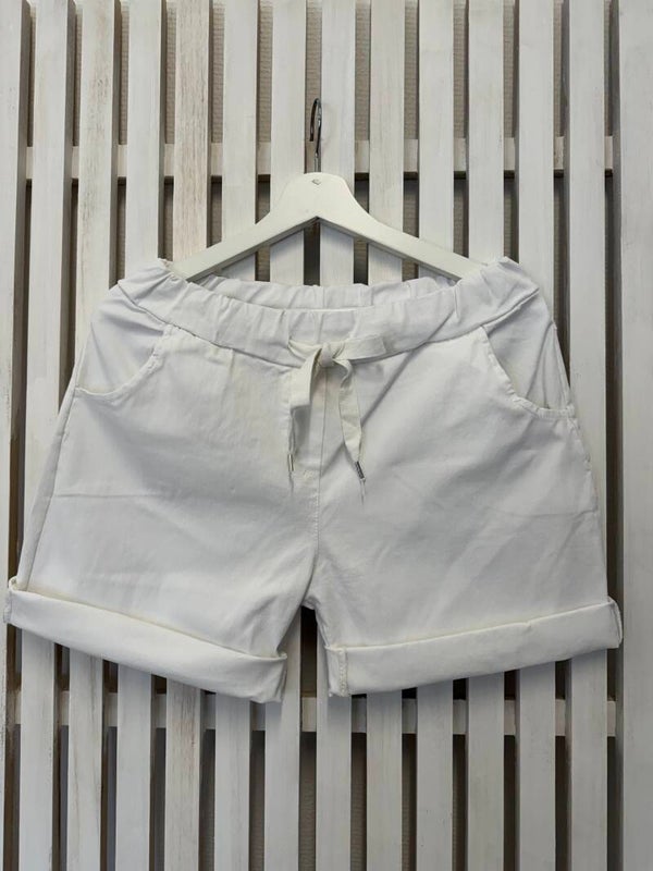 Magiska korta shorts vita