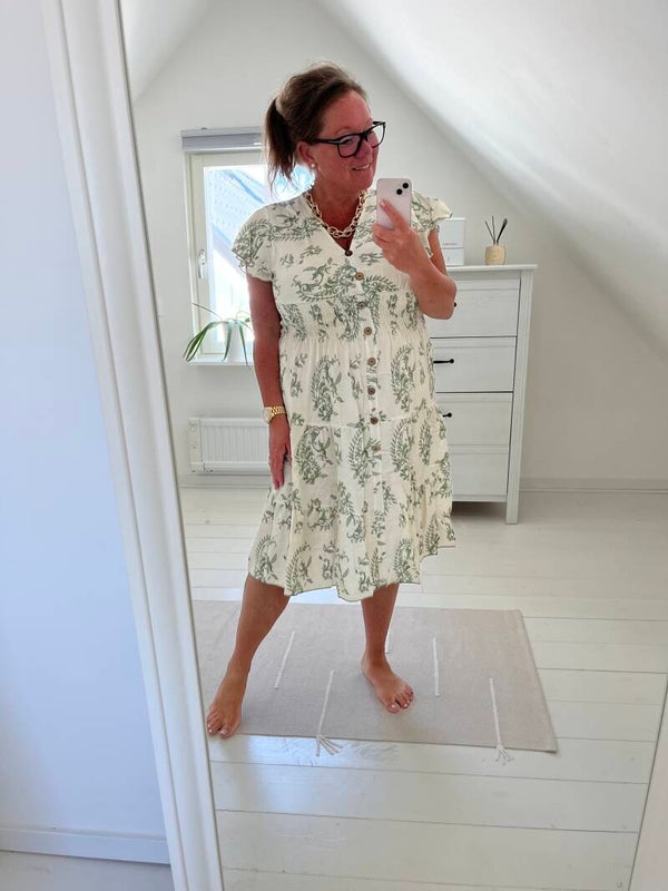 Sommarklänning kort grön