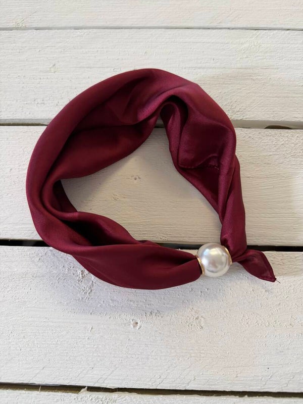 Scarves magnetspänne burgundy