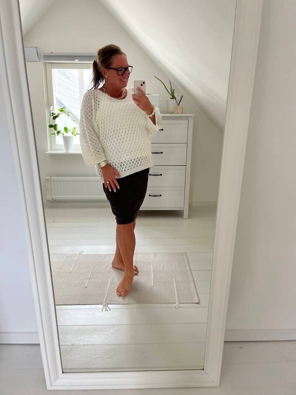 Magisk kort kjol brun