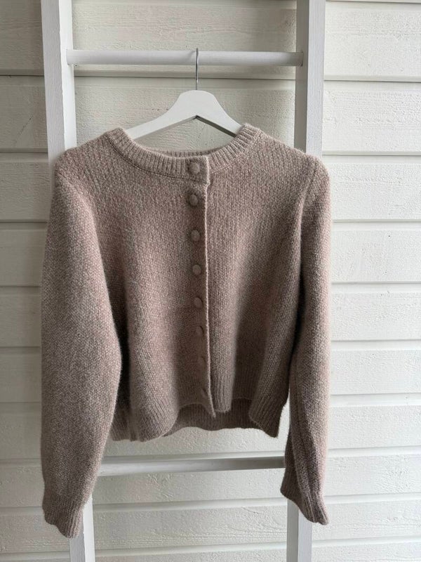 Kofta m. knappar beige