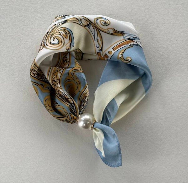 Scarves magnetspänne ljusblå