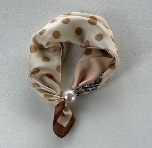 Scarves magnetspänne nougat