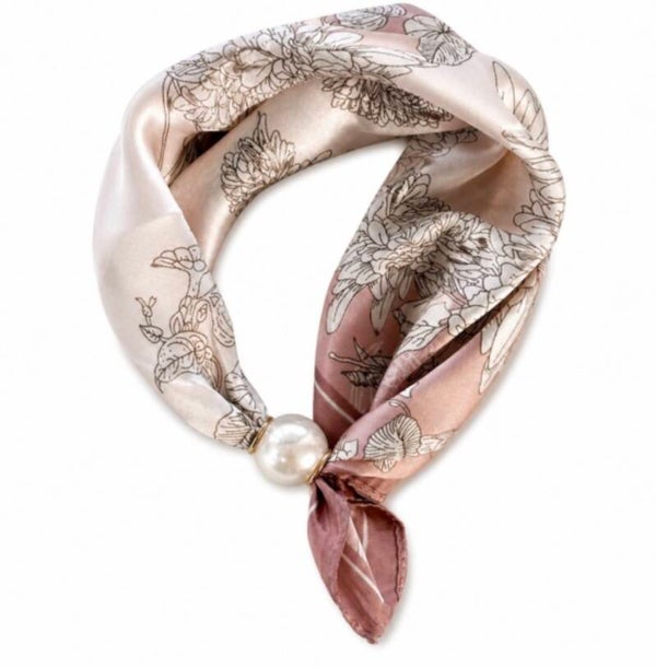 Scarves magnetspänne rosé